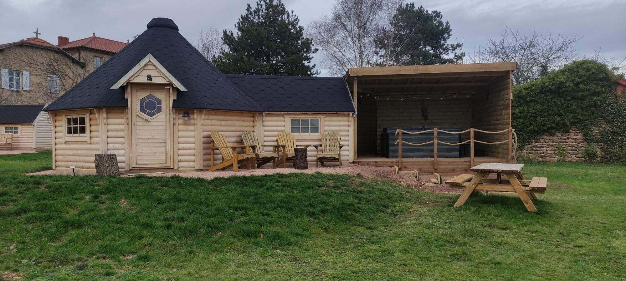Les Cabanes Du Grand Nord Pradines  Exterior foto